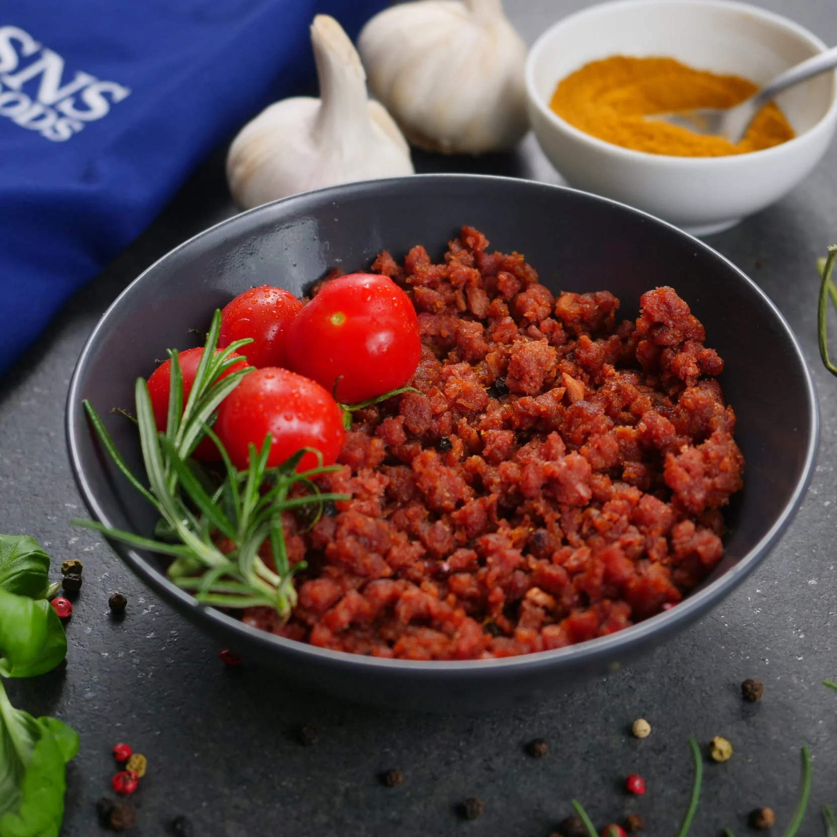SNS Foods — mięso mielone przygotowane do dania